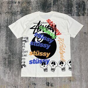 HYPE STUSSY PIG DYED TEE NATURAL // M